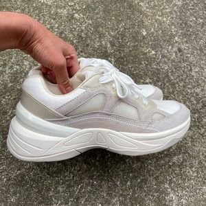 Zara Thick Soled Chunky Sneakers Size 7.5/38